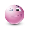 Pink emoji