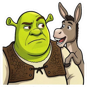 Шрек • MAX.RU/STICKER 4