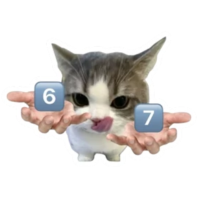 Стикербум кошки 6